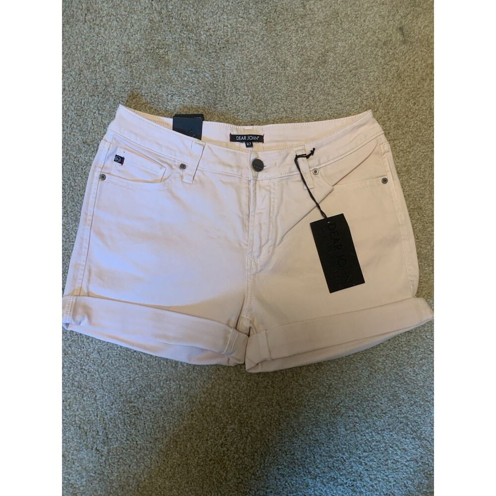 Dear John Light Pink Jean Shorts